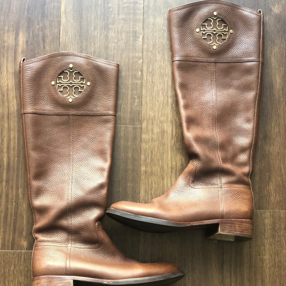 Tory Burch Brown Riding Boot - Picture 2 of 6